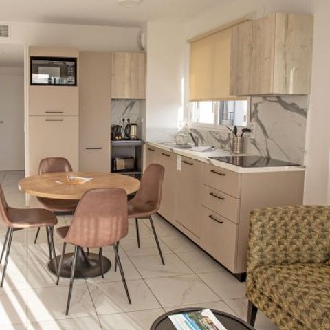 APARTMENT 4 people - Flat 4 people - 1 bedroom + 1 sleeping area - Balcony - mountain view (24T)