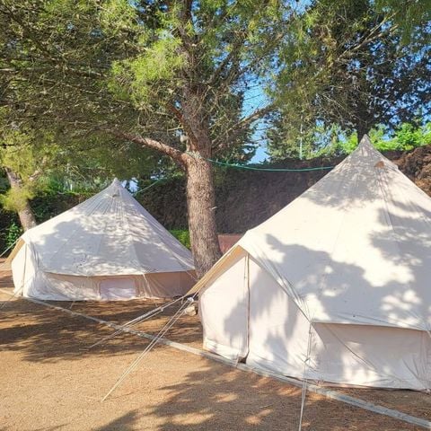 Tente en toile et en bois 4 personnes - Marfil Family (1R 4P)