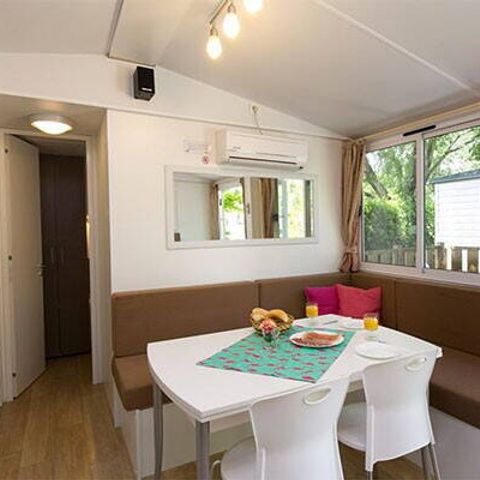 Stacaravan 6 personen - Mobile-home | Comfort | 3 Slaapkamers | 4/6 Pers. | Verhoogd terras | Airconditioning.