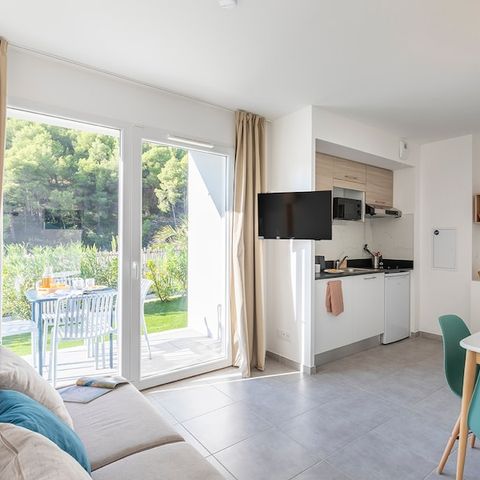 Wohnung 4 personen - 1 Schlafzimmer - Terrasse oder Balkon