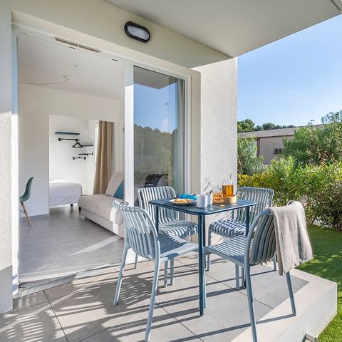 Wohnung 4 personen - 1 Schlafzimmer - Terrasse oder Balkon