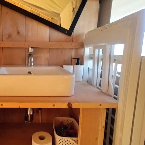 TENTE TOILE ET BOIS 4 personnes - Safari