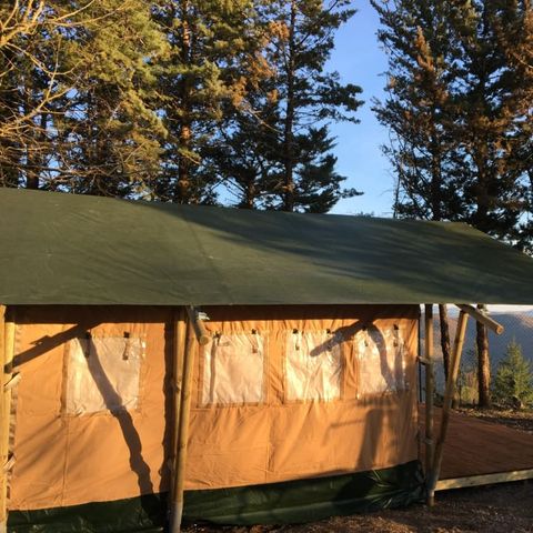 Safaritent 6 personen - Safari (met sanitair)