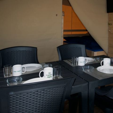 Safaritent 6 personen - Safari (met toilet)