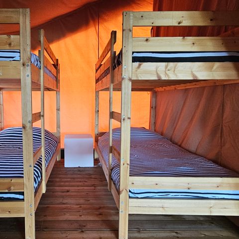 TENDA IN TELA E LEGNO 6 persone - Tenda safari