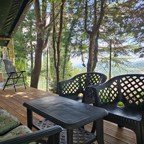 TENTE TOILE ET BOIS 6 personnes - Camping Luna del Monte - Tente Safari 6 personnes