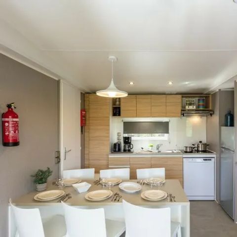 Stacaravan 6 personen - Premium 3 slaapkamers zonder TV