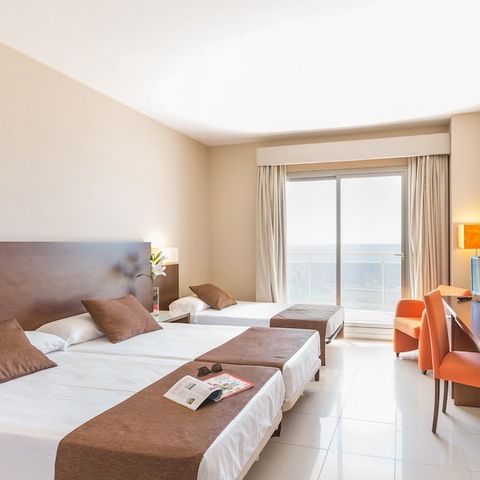 Slaapkamer 3 personen - Hotelkamer Seaside