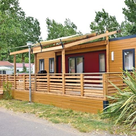 MOBILHOME 8 personnes - Mobil-home | Ultimate | 3 Ch. | 6/8 Pers. | Terrasse surélevée | Clim. | TV