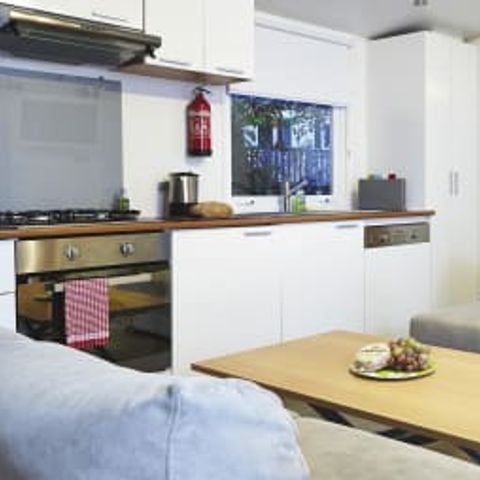 Mobilheim 8 Personen - Mobilheim | Ultimate | 3 Zi. | 6/8 Pers. | Hochterrasse | Klimaanlage | TV