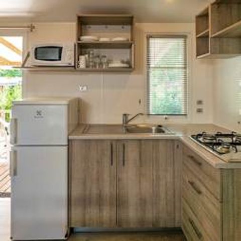 Mobilheim 8 Personen - Mobilheim | Premium | 3 Zi. | 6/8 Pers. | Hochterrasse | 2 Bäder