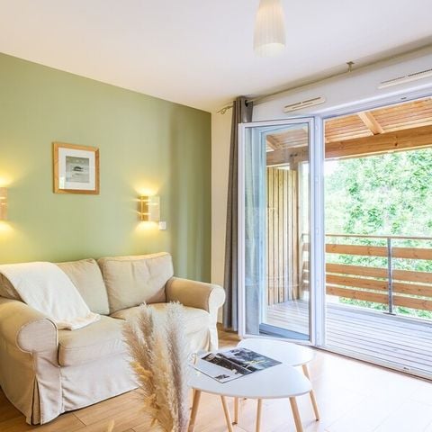 Apartement 2 Personen - 2 Personen – 1 Schlafzimmer – Terrasse oder Balkon