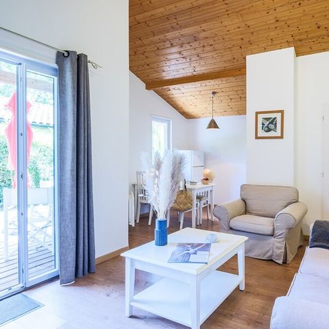 Bungalow 4 personen - Vakantiehuisje met 3 kamers voor 4 personen