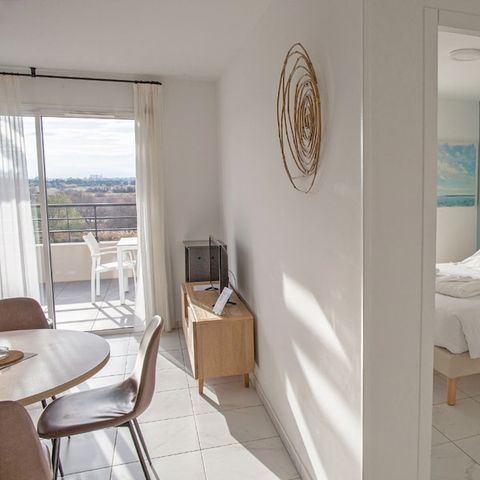 Appartement 4 personen - Appartement 4 personen - 1 slaapkamer + 1 slaapgedeelte - Balkon - Uitzicht op de bergen