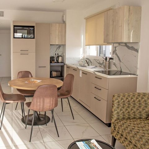 Apartment 4 persons - Flat 4 people - 1 bedroom + 1 sleeping area - Balcony - Mountain view