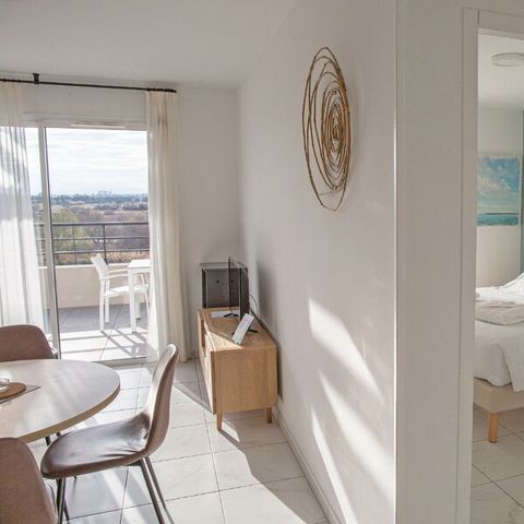 Apartment 4 persons - Flat 4 people - 1 bedroom + 1 sleeping area - Balcony - Mountain view