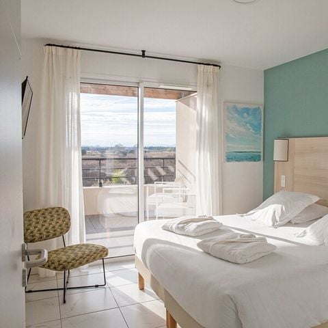 APARTMENT 4 people - Flat 4 people - 1 bedroom + 1 sleeping area - Balcony - Mountain view