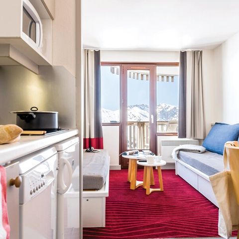 APARTMENT 4 people - FLAT SLEEPS 4 - 1 BEDROOM - MOUNTAIN VIEW