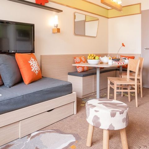 APPARTEMENT 4 personen - 1 SLAAPKAMER - VRIJ UITZICHT OP DE BERGEN