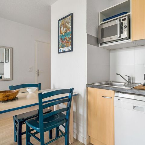 APPARTEMENT 6 personnes -  1 CHAMBRE + 1 COIN NUIT - TERRASSE OU BALCON
