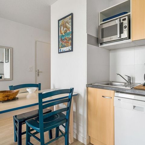 APPARTEMENT 6 personnes -  1 CHAMBRE + 1 COIN NUIT - TERRASSE OU BALCON