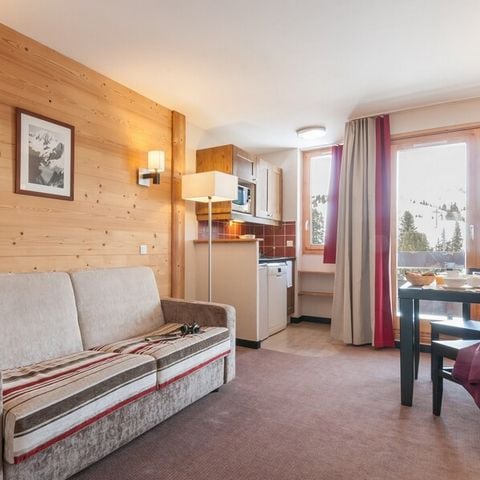 Studio 4 persone - 1 zona - Notte - Vista montagna