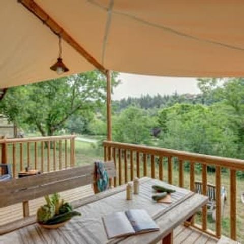 Safaritent 5 personen - Lodge Jungle 5p 2ch ***