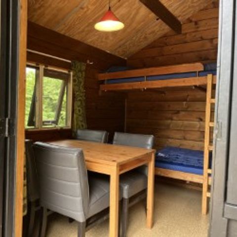 Safarizelt 4 personen - Blockhütte