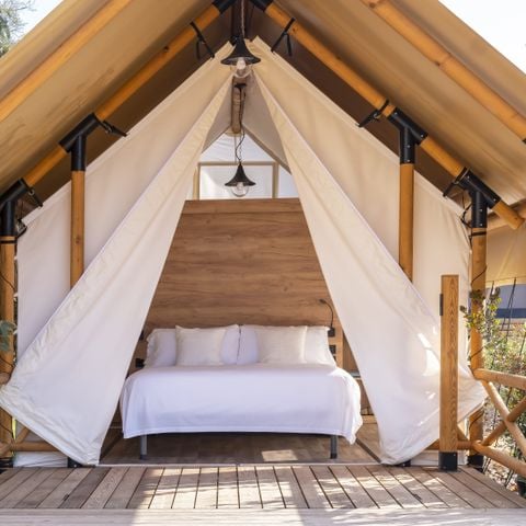 Tente en toile et en bois 2 personnes - Glamping Couple