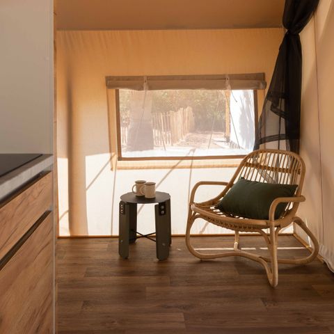 Canvas and wooden tent 2 persons - Glamping Family Plus
