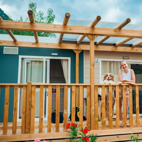 Mobilheim 5 Personen - Cottage Next XL Superior Hund