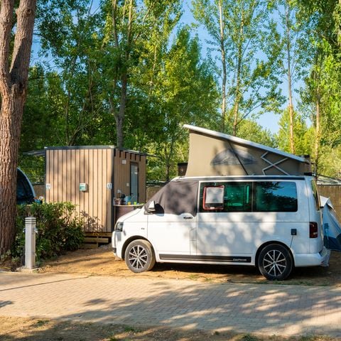 Kampeerplaats - Piazzola Comfort con Bagno Privato