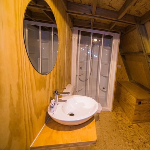 TENTE TOILE ET BOIS 4 personnes - A Luxury