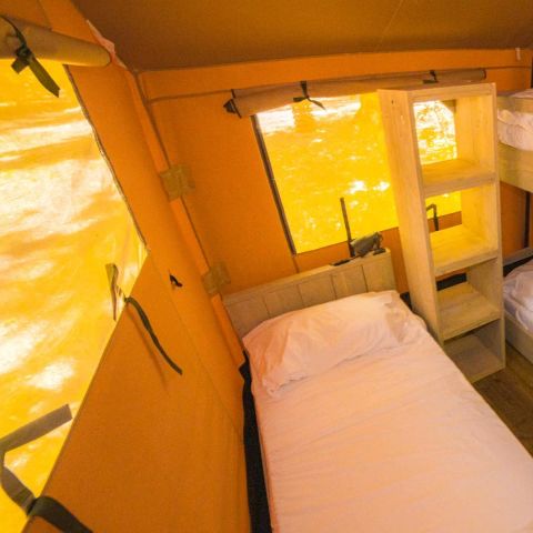 Tente en toile et en bois 7 personnes - Spotty Lodge Ranger