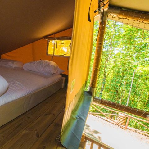 Tente en toile et en bois 7 personnes - Spotty Lodge Ranger