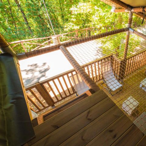 Tente en toile et en bois 7 personnes - Spotty Lodge Ranger