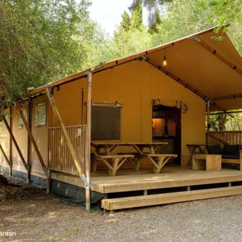 Tente en toile et en bois 4 personnes - Safari Tent 4 pax