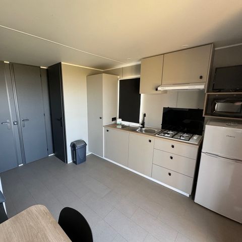 Stacaravan 4 personen - Loggia Bay N°112 Vijverzicht - 2bed