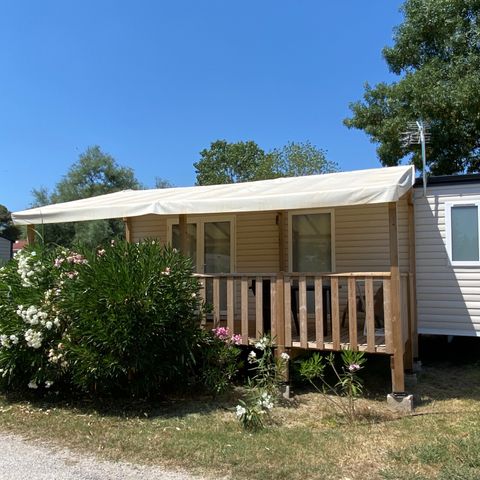 Stacaravan 4 personen - Riviera Bloem - 32m2 - 2 slaapkamers