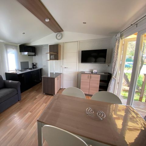 MOBILHOME 6 personas - Key West - Vista al estanque - 3 bdrms -