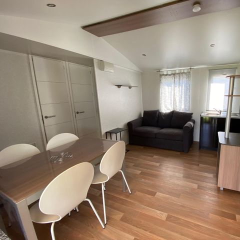 Stacaravan 6 personen - Key West - Uitzicht op de vijver - 3 slm -