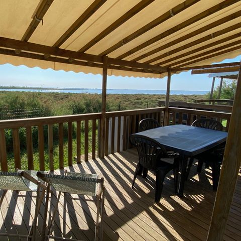 MOBILHOME 6 personas - Key West - Vista al estanque - 3 bdrms -