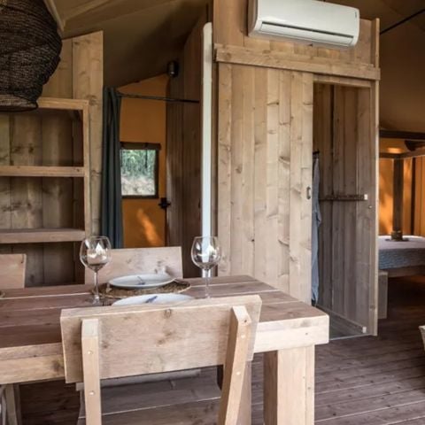 TENTE TOILE ET BOIS 4 personnes - Lodge Insolite 2 chambres 