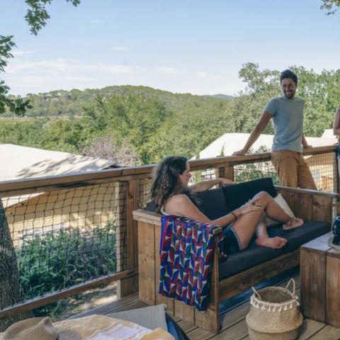 Canvas and wooden tent 4 persons - Lodge - 2 bedrooms