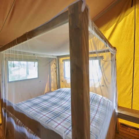 TENDA IN TELA E LEGNO 5 persone - Tenda Safari 2ch 5 pers