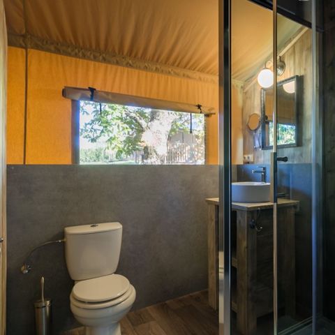 TENDA IN TELA E LEGNO 5 persone - Tenda Safari 2ch 5 pers