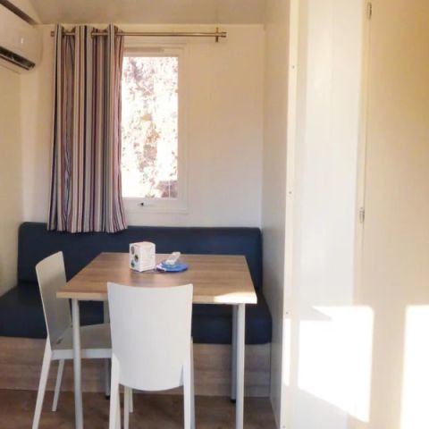 MOBILHOME 6 personnes - Mobil Home Aqua 3ch 6 pers  Terrasse Semi-couverte Clim TV