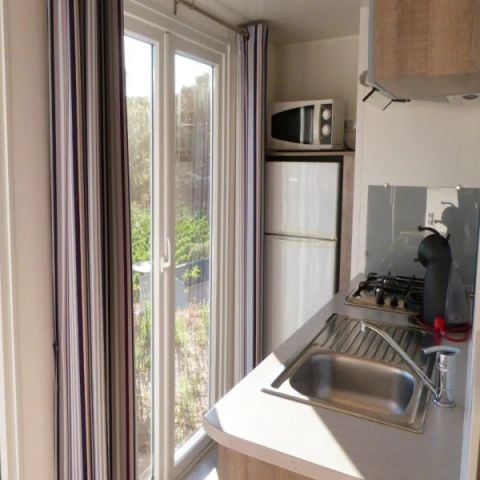 BUNGALOW 6 personnes - Mobil Home Aqua 3ch 6 pers  Terrasse Semi-couverte Clim TV
