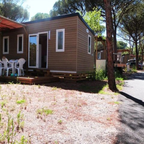 BUNGALOW 6 personnes - Mobil Home Aqua 3ch 6 pers  Terrasse Semi-couverte Clim TV