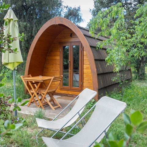 Alojamiento 2 personas - Le POD: la cabaña 100% naturaleza / con desayuno / 2 personas incluidas / spa privado opcional